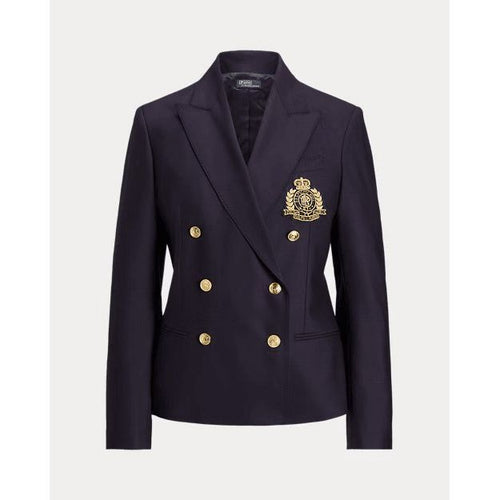 Load image into Gallery viewer, RALPH LAUREN Double-Breasted Crest Blazer
