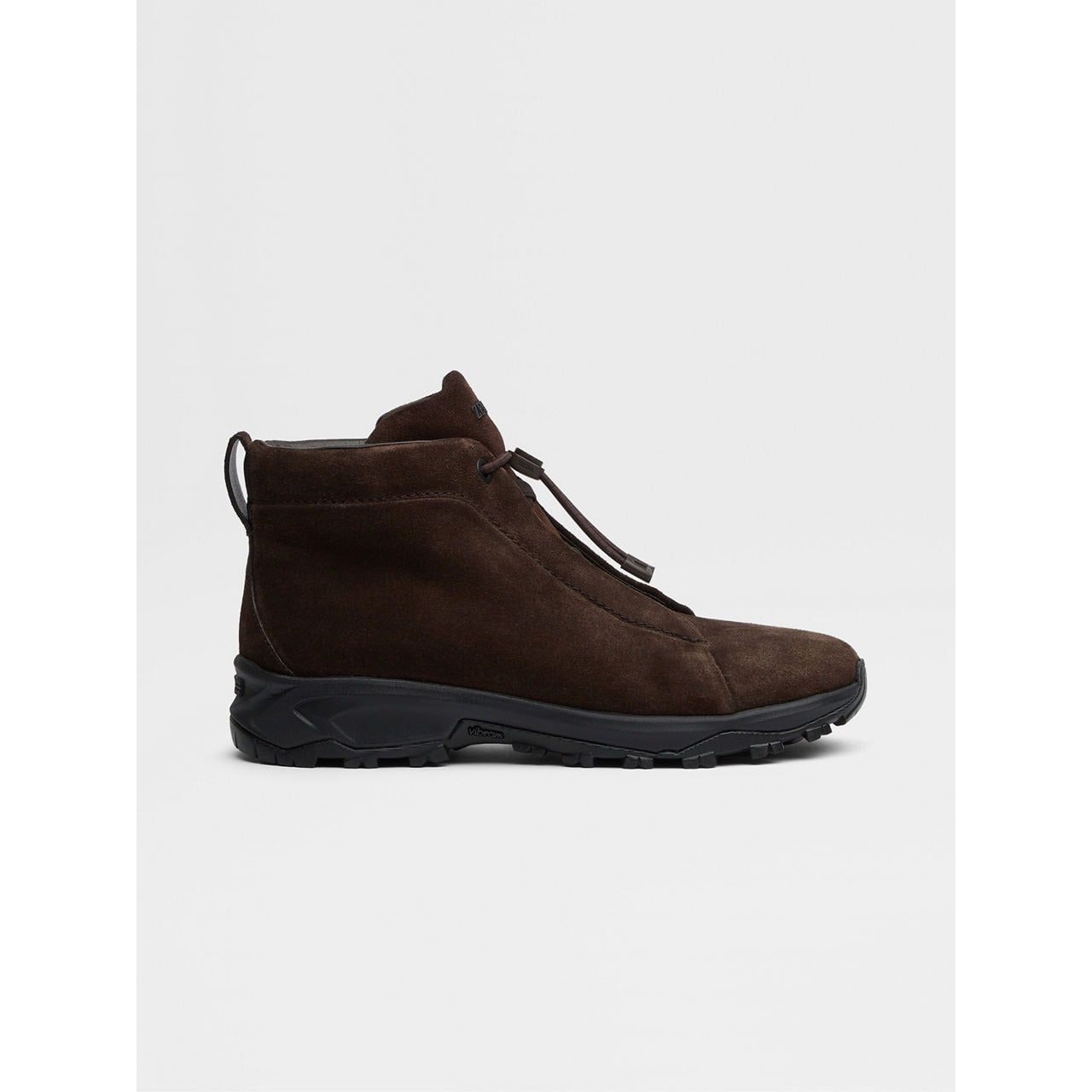 ZEGNA BROWN SUEDE TRIPLE STITCH™ VETTA SNEAKERS