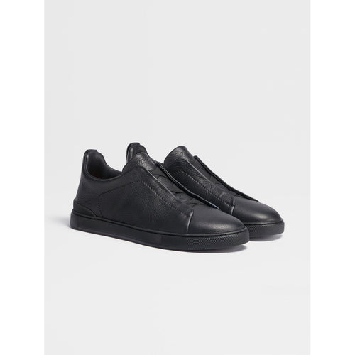 Load image into Gallery viewer, ZEGNA Vicuna Color Deerskin Triple Stitch™ Low Top Sneakers
