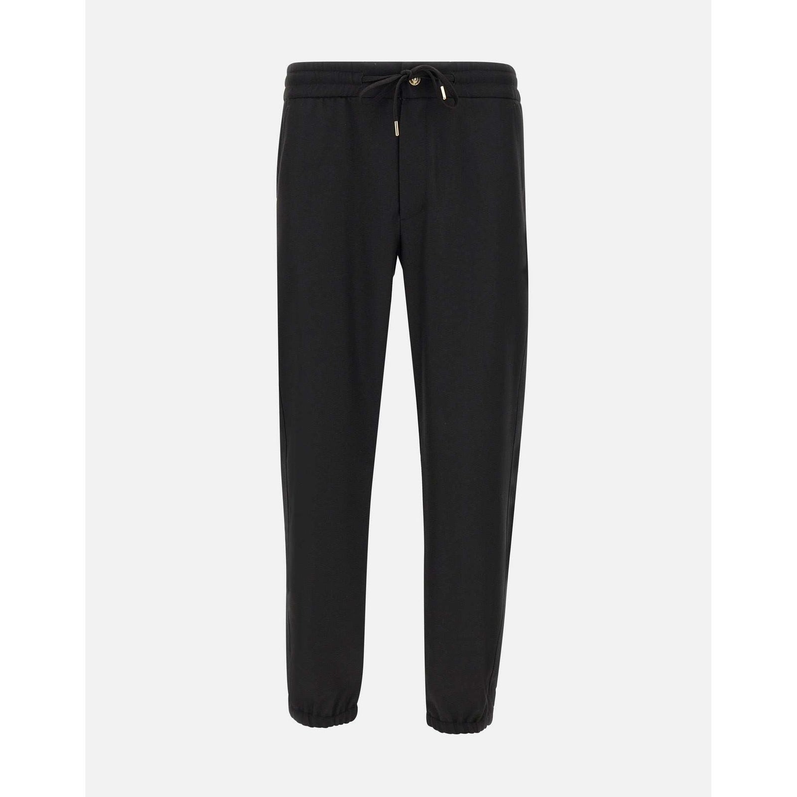 VERSACE JEANS COUTURE "Basic metal placket" viscose trousers