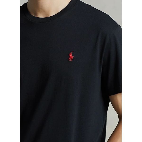 POLO RALPH LAUREN CUSTOM SLIM FIT JERSEY CREWNECK T-SHIRT