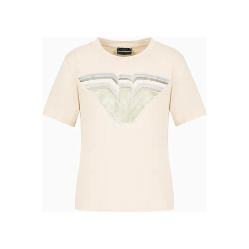 Load image into Gallery viewer, EMPORIO ARMANI ASV ORGANIC JERSEY T-SHIRT WITH SPLASHES OF COLOUR - Yooto
