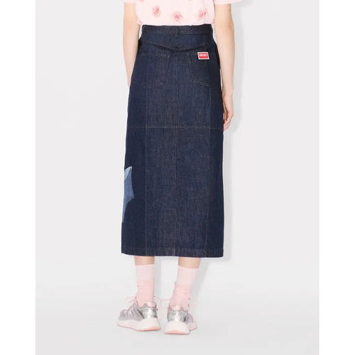 Load image into Gallery viewer, KENZO &#39;KENZO ROSE&#39; LONG STRAIGHT SKIRT - Yooto

