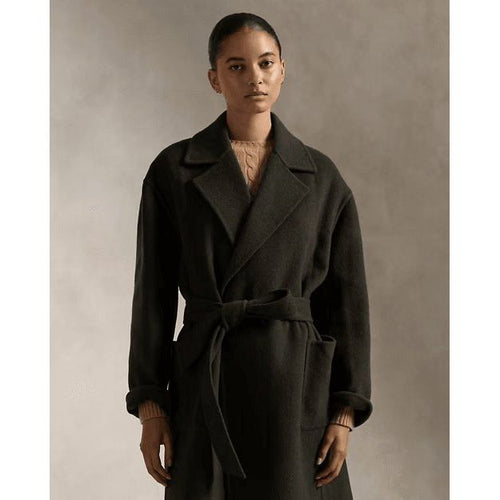 Load image into Gallery viewer, RALPH LAUREN Double-Faced Wool Wrap Coat
