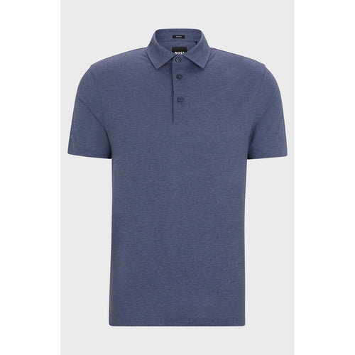 Load image into Gallery viewer, BOSS SLIM-FIT POLO SHIRT WITH STRIPED COLLAR
