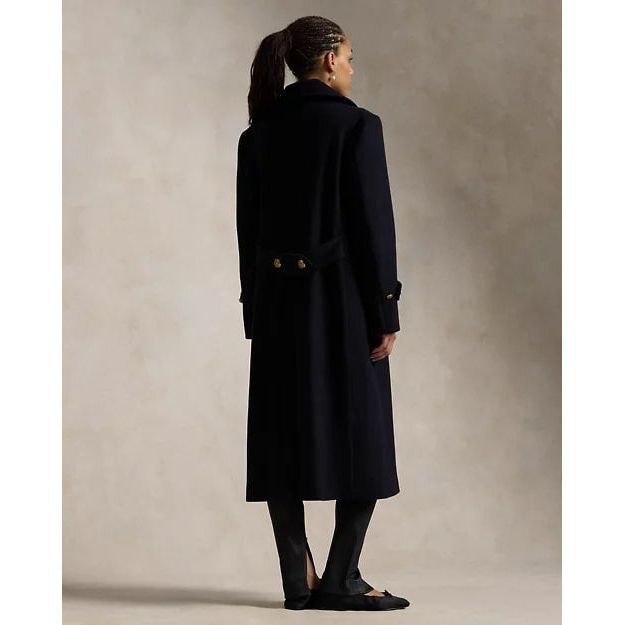 RALPH LAUREN Wool Melton Long Coat