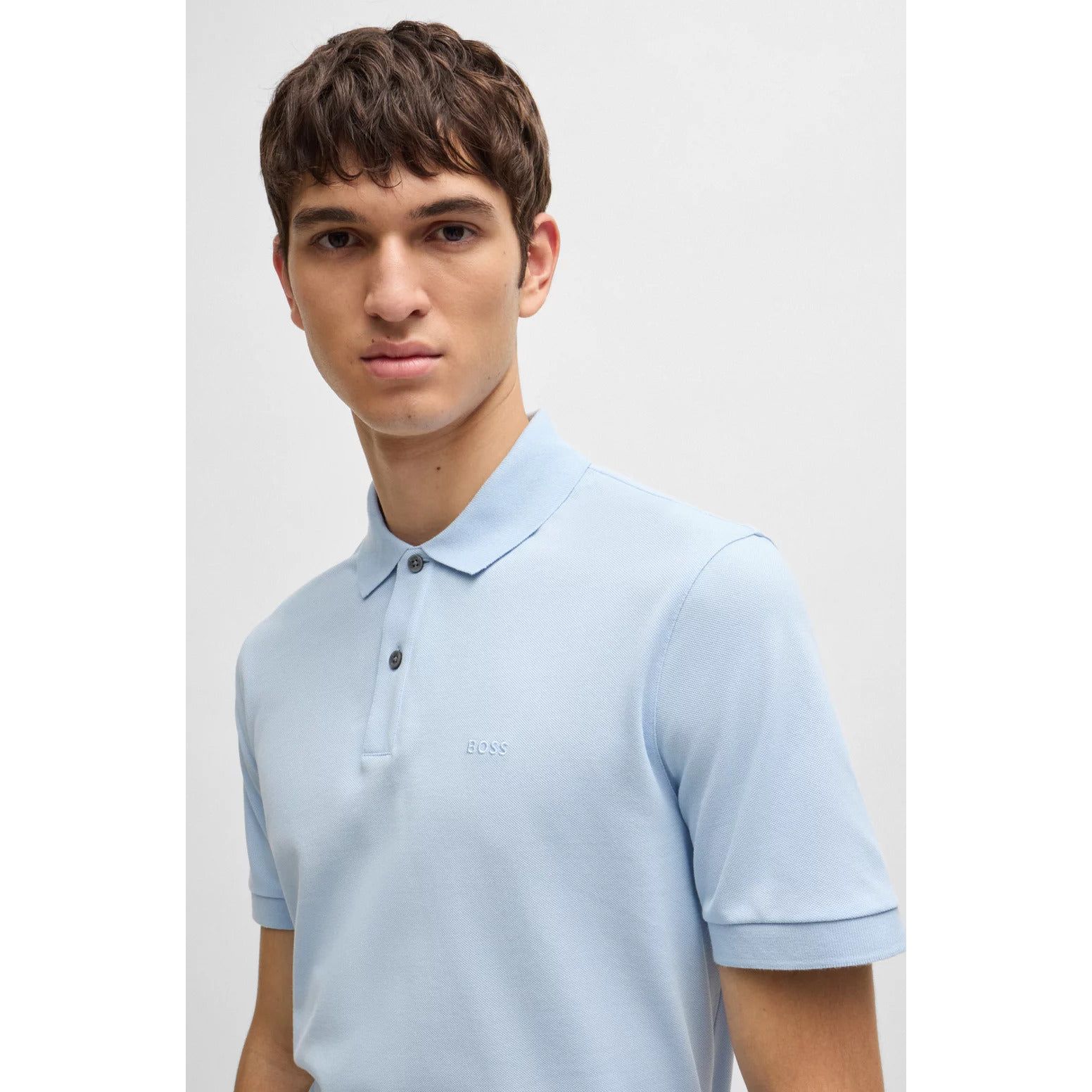 BOSS PALLAS REGULAR-FIT POLO SHIRT IN COTTON