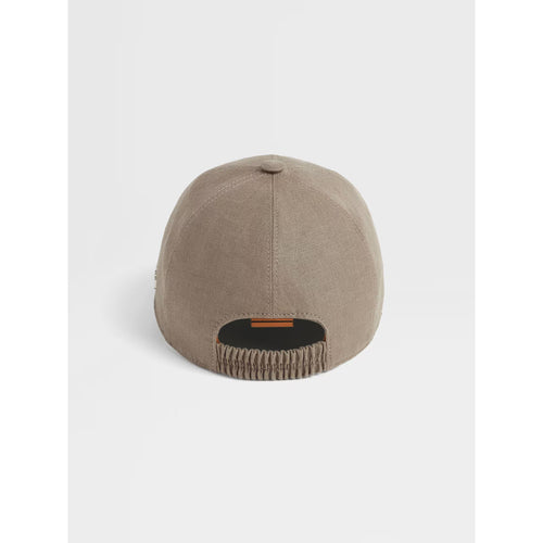 Load image into Gallery viewer, ZEGNA LIGHT BROWN OASI LINO BASEBALL CAP
