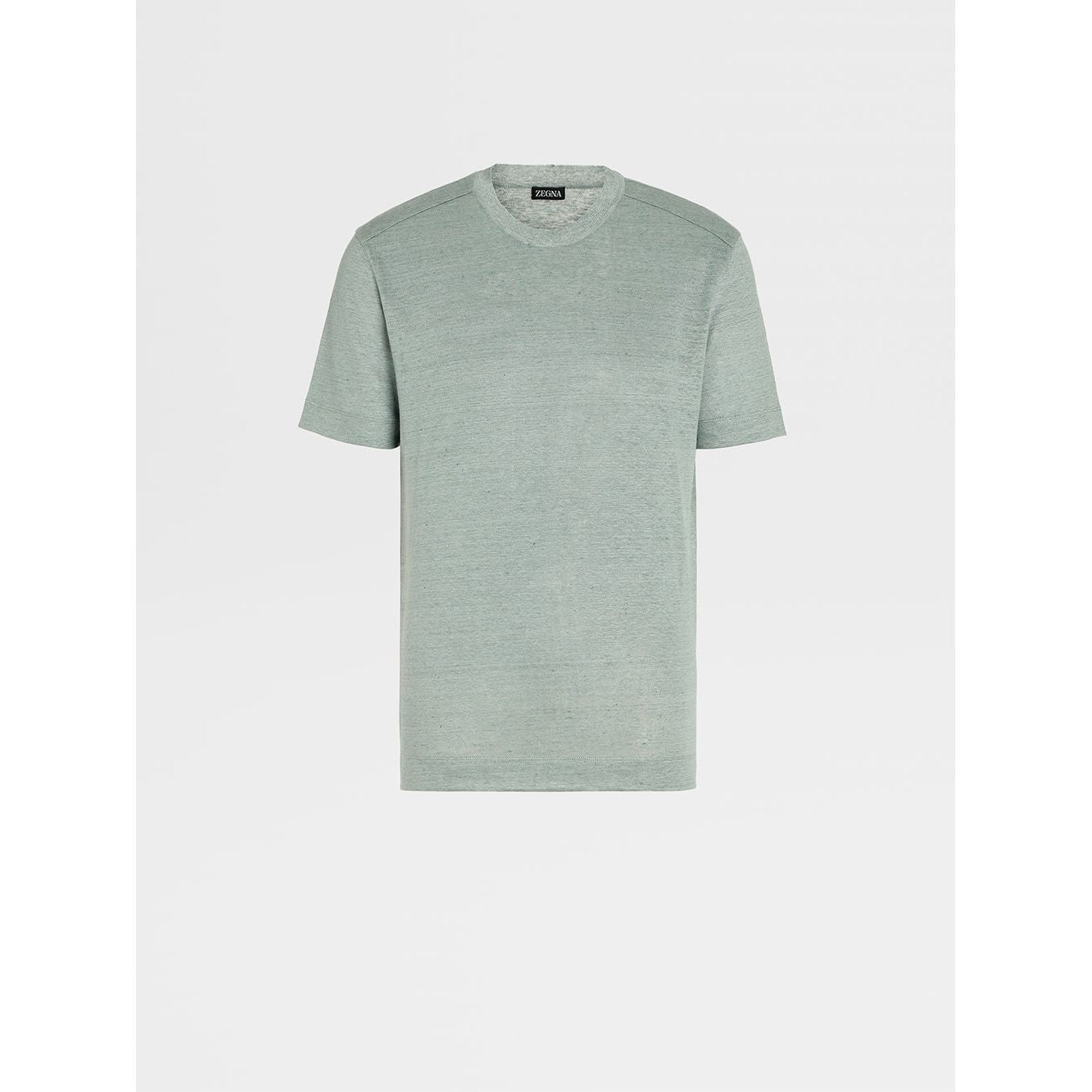 ZEGNA PURE LINEN T-SHIRT