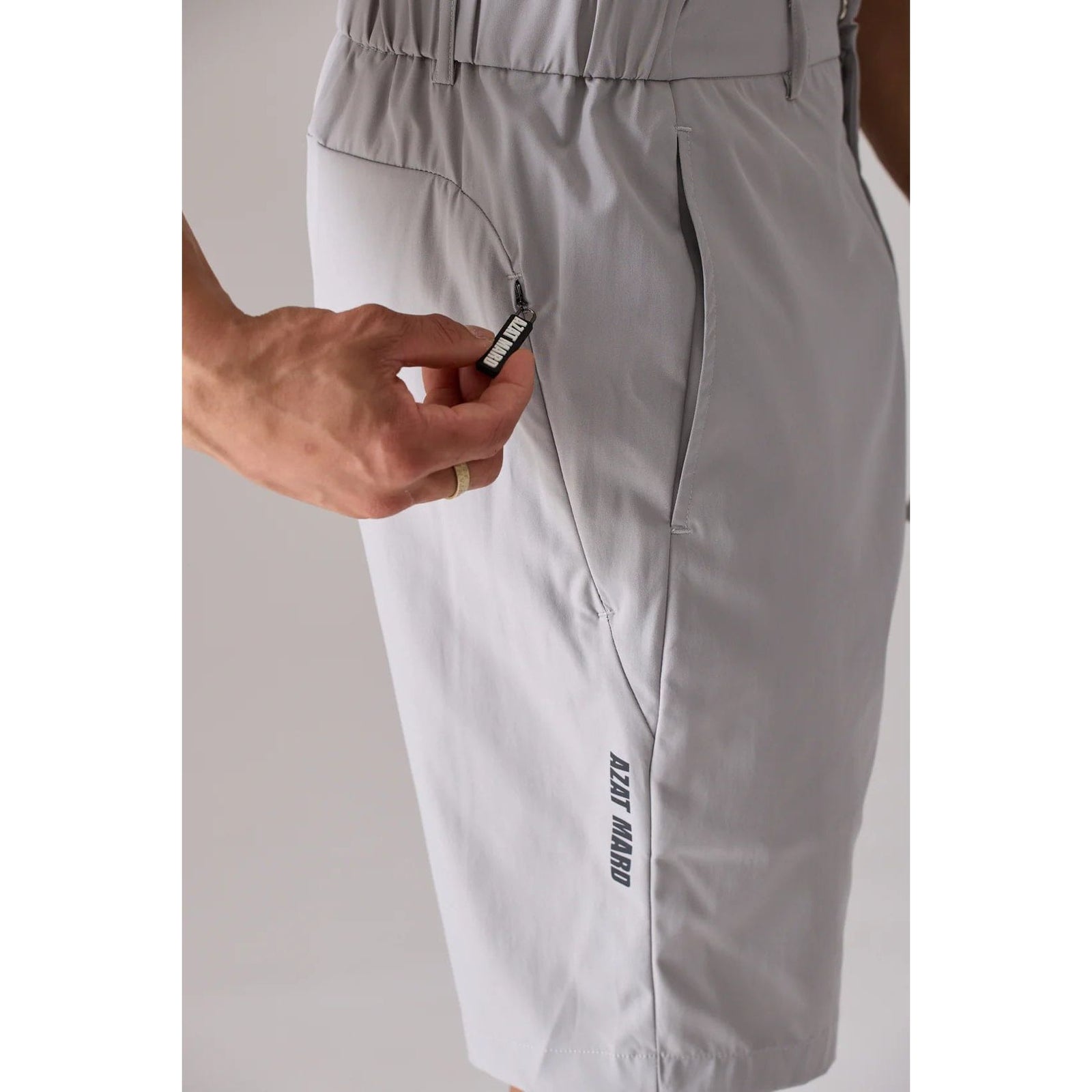 AZAT MARD GREY GOLF SHORT - Yooto