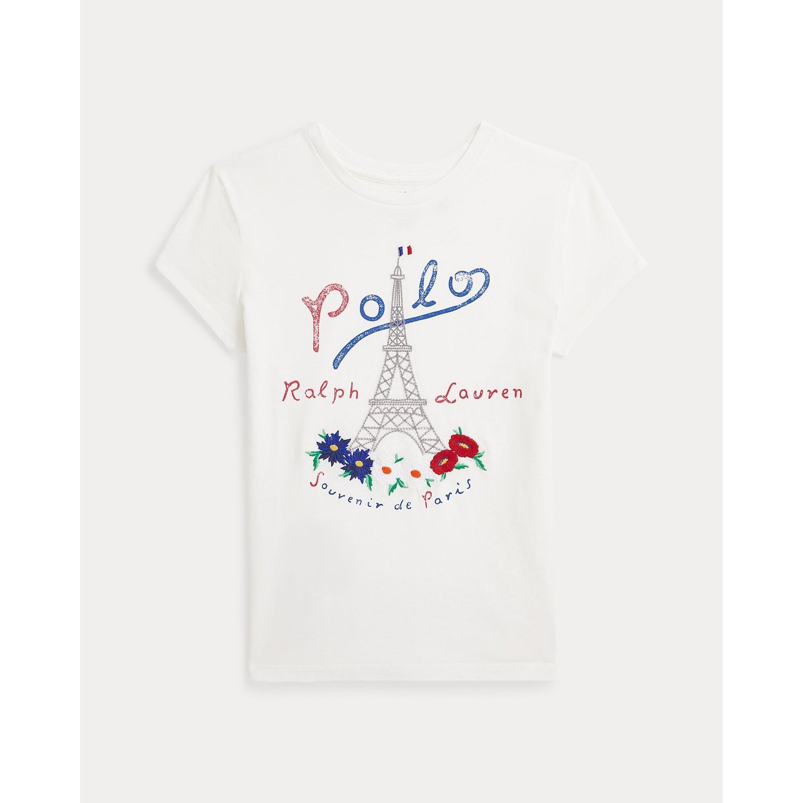 POLO RALPH LAUREN COTTON JERSEY GRAPHIC T-SHIRT - Yooto