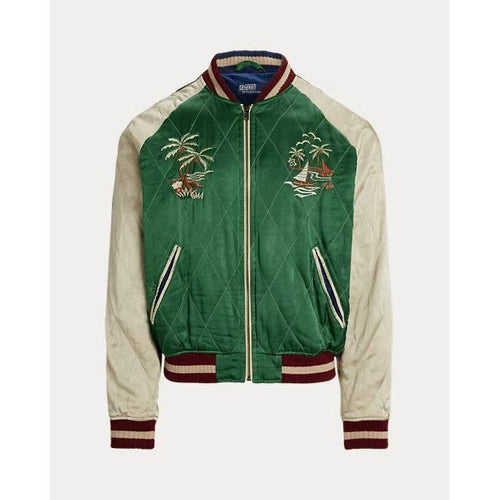 Load image into Gallery viewer, RALPH LAUREN Embroidered Satin Jacket
