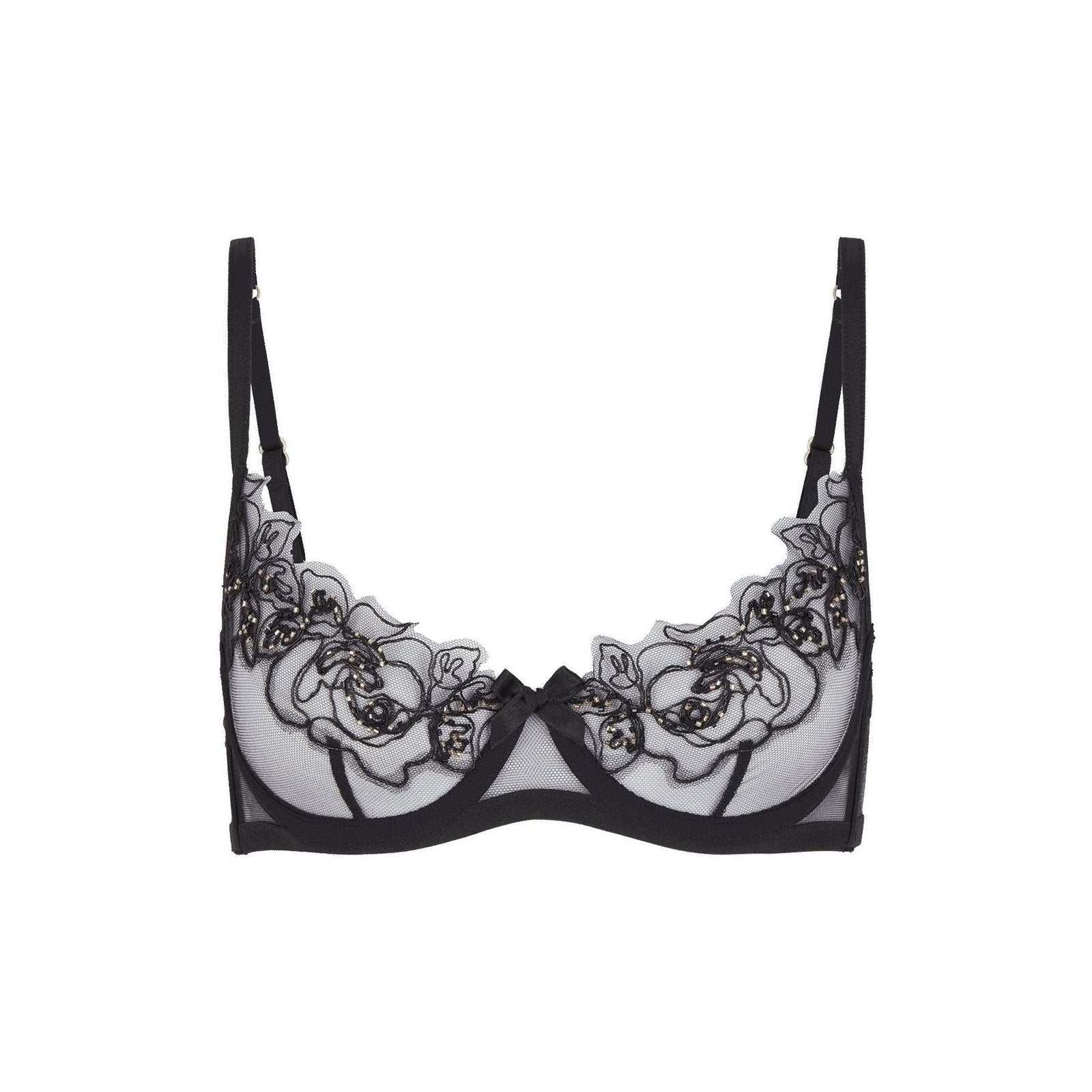 AGENT PROVOCATEUR Lindie Demi Cup Plunge Underwired Bra