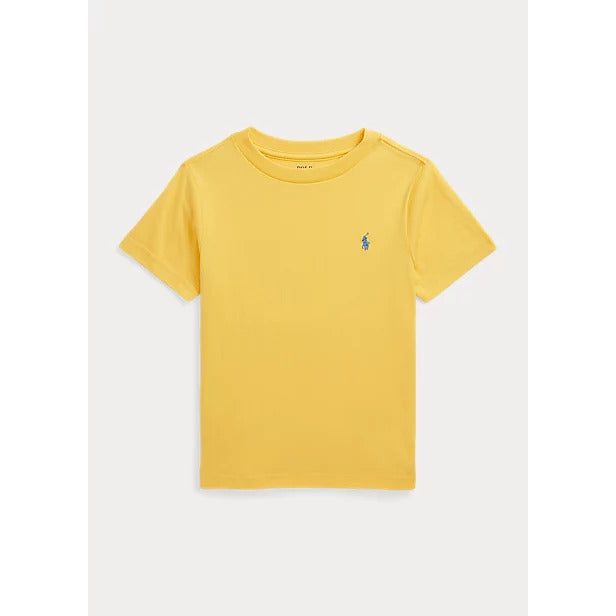 POLO RALPH LAUREN COTTON JERSEY CREWNECK T-SHIRT - Yooto