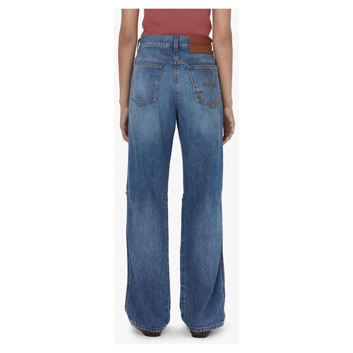 Load image into Gallery viewer, JW ANDERSON CUT-OUT KNEE BOOTCUT JEANS - Yooto
