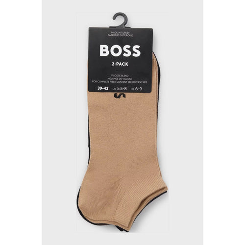 Load image into Gallery viewer, BOSS TWO-PACK OF ANKLE-LENGTH SOCKS WITH LOGO DETAILS
