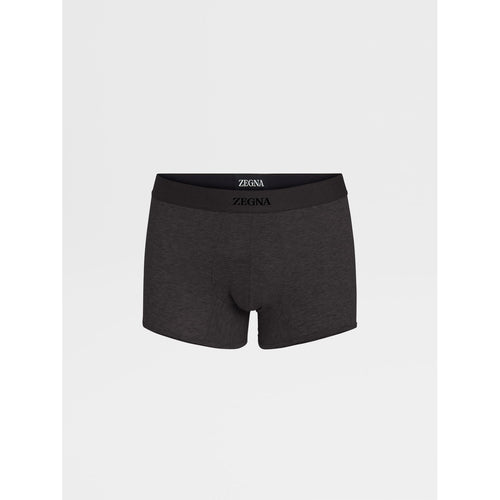 Load image into Gallery viewer, ZEGNA Black Cotton Trunks
