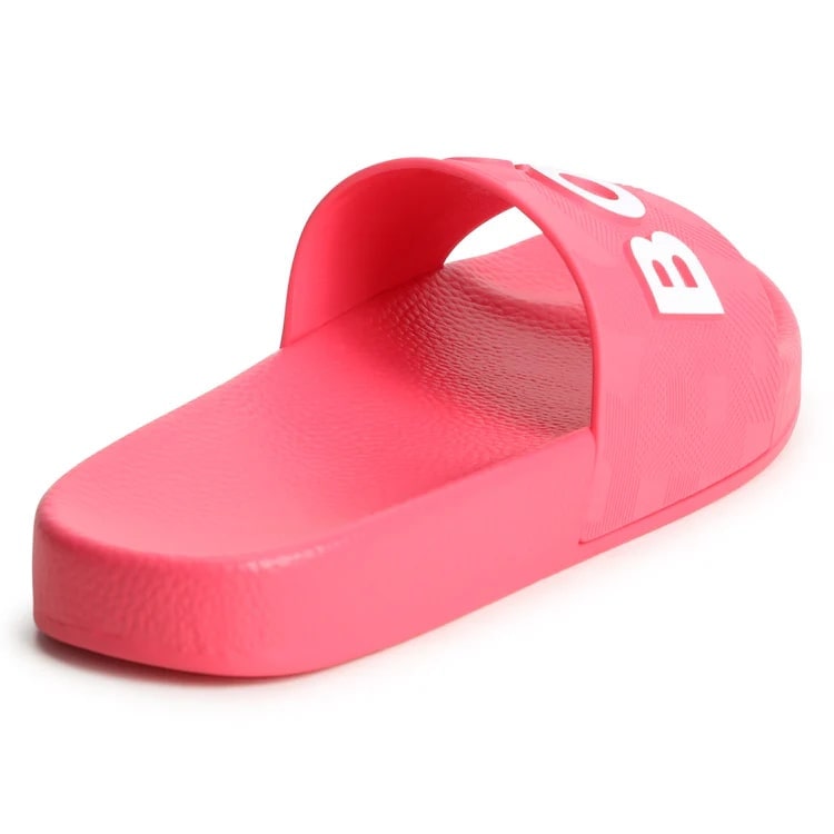 BOSS KIDS KIDS' SLIDES WITH CONTRAST LOGO - Yooto