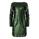 BOSS LONG-SLEEVED SEQUINNED DRESS