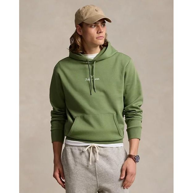 RALPH LAUREN Logo Double Knit Hoodie Yooto