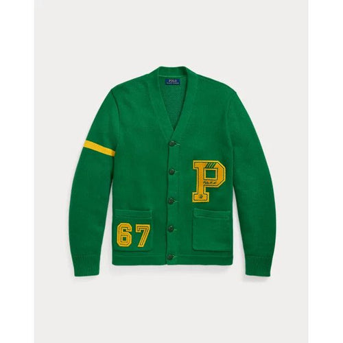 Load image into Gallery viewer, RALPH LAUREN Cotton Letterman Cardigan
