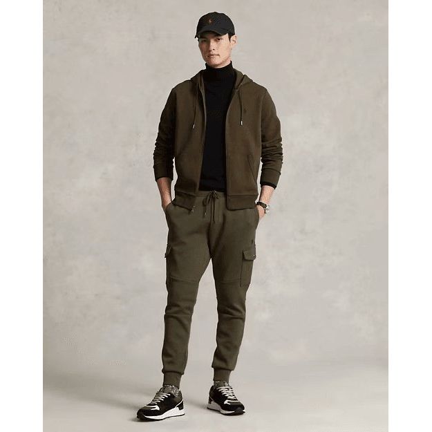 RALPH LAUREN Double-Knit Cargo Jogger