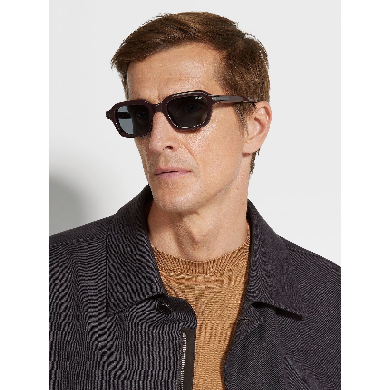 ZEGNA MUST VIOLET ACETATE SUNGLASSES