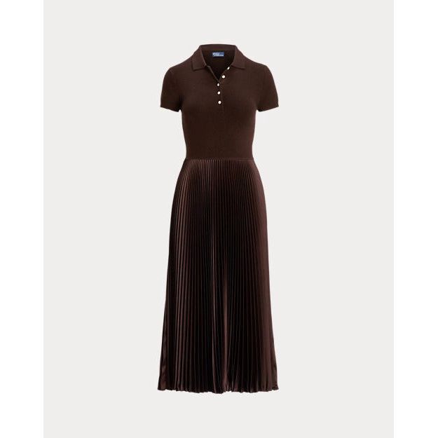 RALPH LAUREN Polo Jumper-Bodice Midi Dress