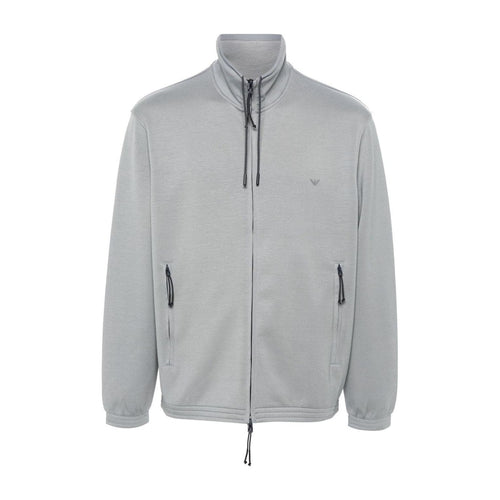 Load image into Gallery viewer, EMPORIO ARMANI TRAVEL ESSENTIALS FULL-ZIP SWEATSHIRT IN DOUBLE JERSEY - Yooto
