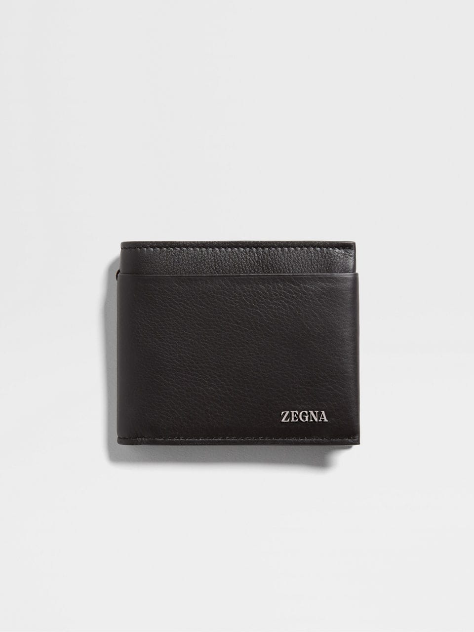 ZEGNA DARK BROWN SECONDSKIN BILLFOLD WALLET