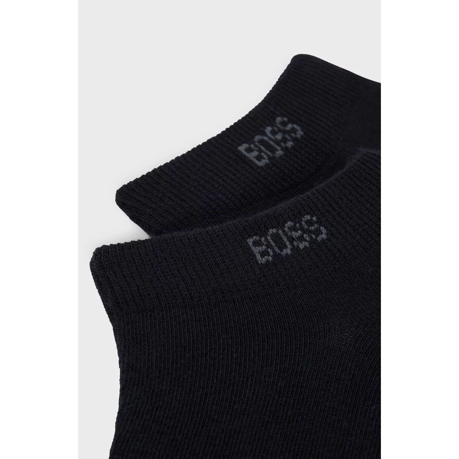 BOSS TWO-PACK OF ANKLE-LENGTH SOCKS IN STRETCH FABRIC