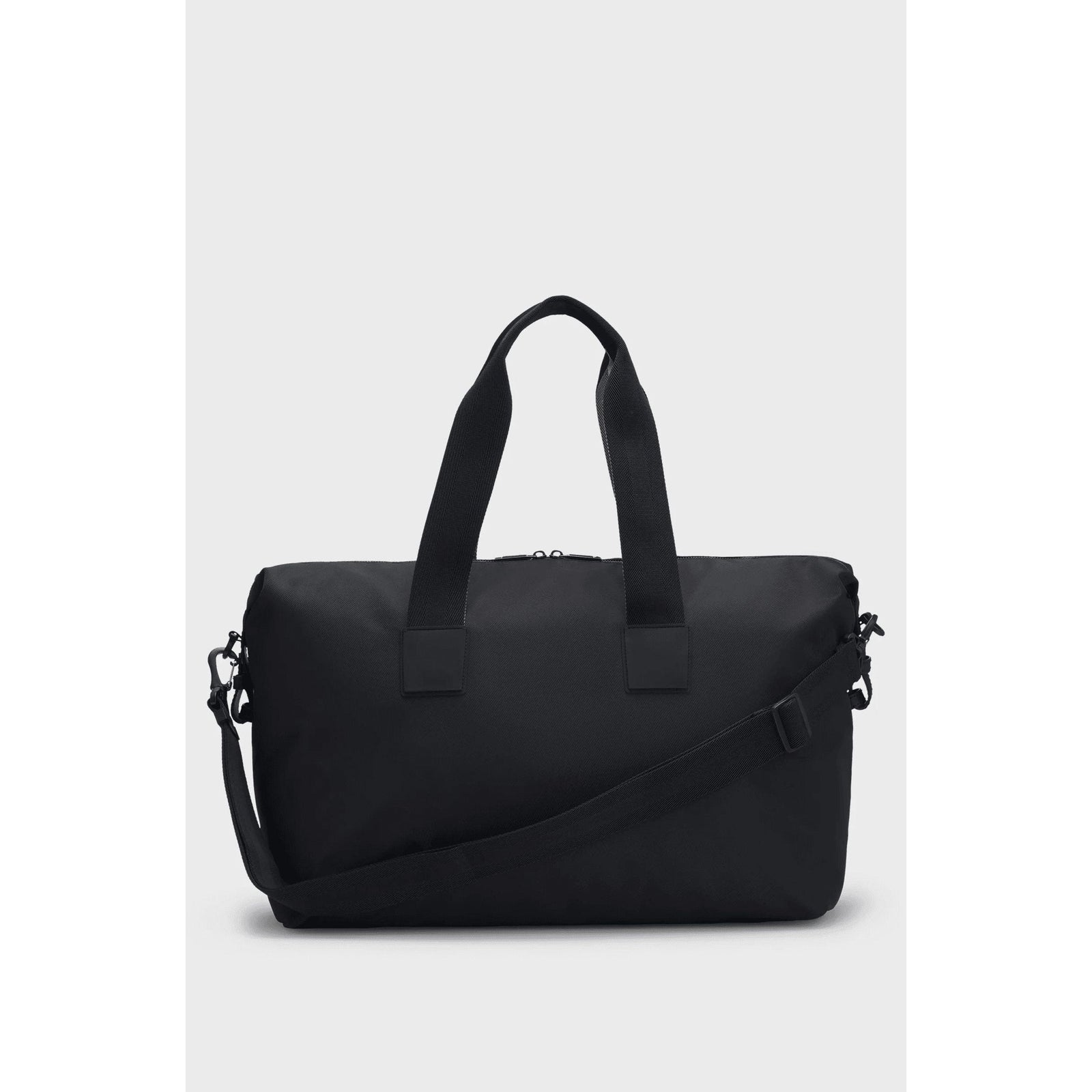 BOSS Contrast-logo holdall with detachable strap