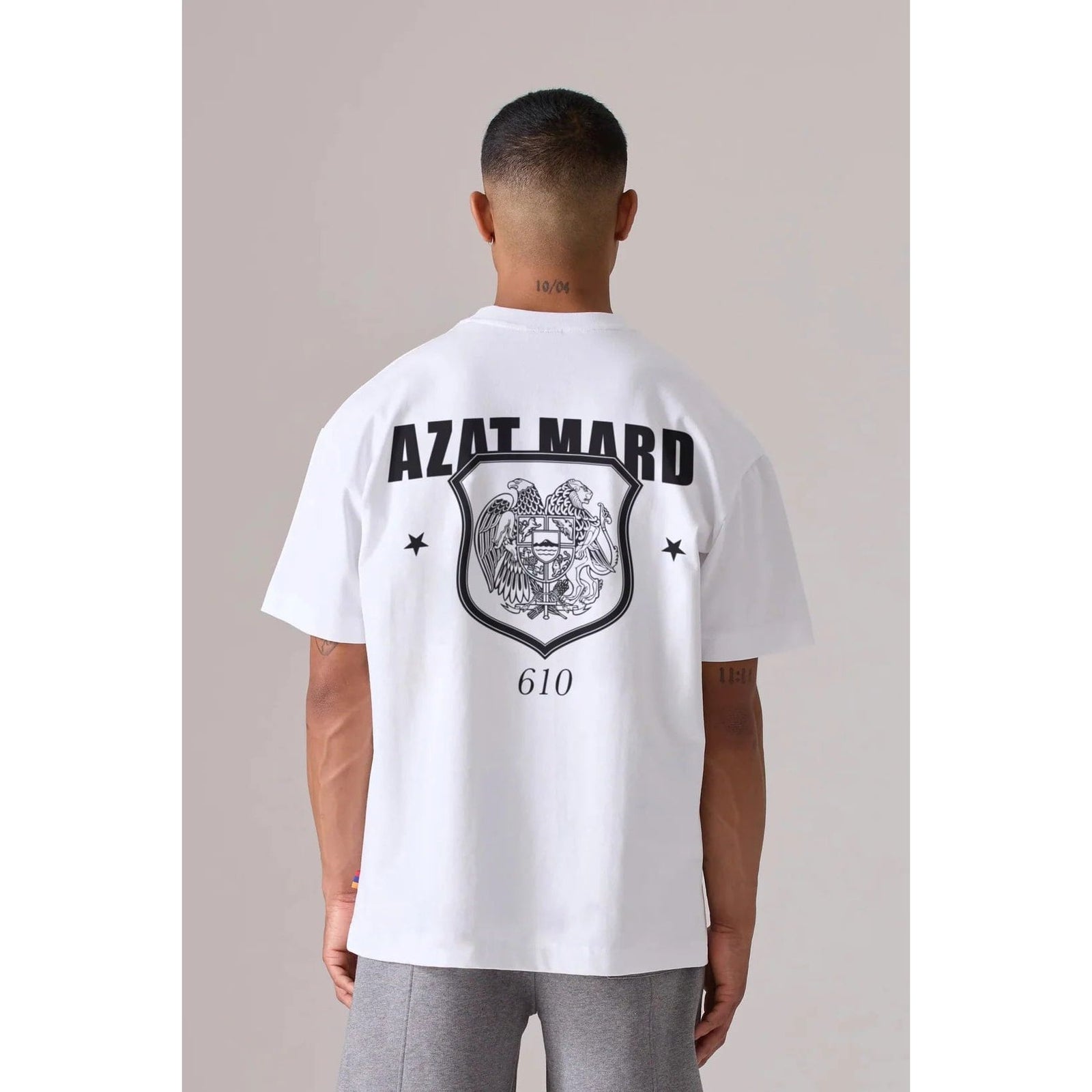 AZAT MARD WHITE CREST T-SHIRT