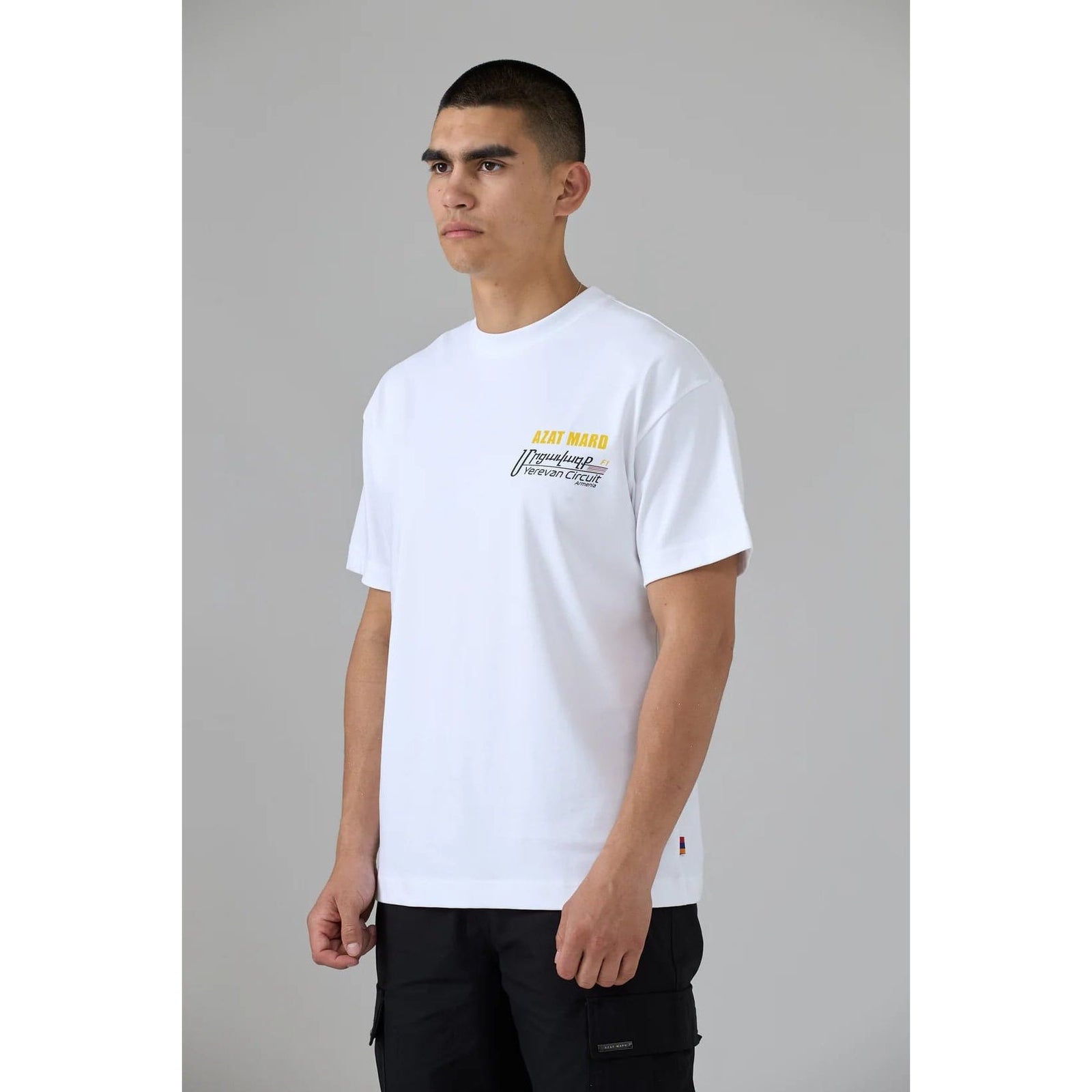 AZAT MARD BLACK YEREVAN RACING T-SHIRT