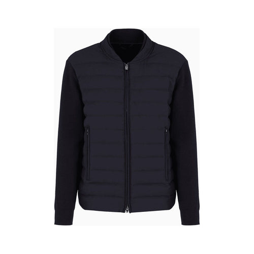 Load image into Gallery viewer, EMPORIO ARMANI Travel Essential knit blouson with quilted insert
