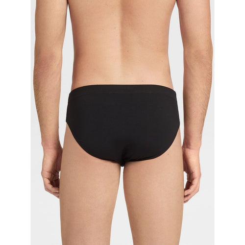 Load image into Gallery viewer, ZEGNA BLACK STRETCH MODAL MIDI BRIEF
