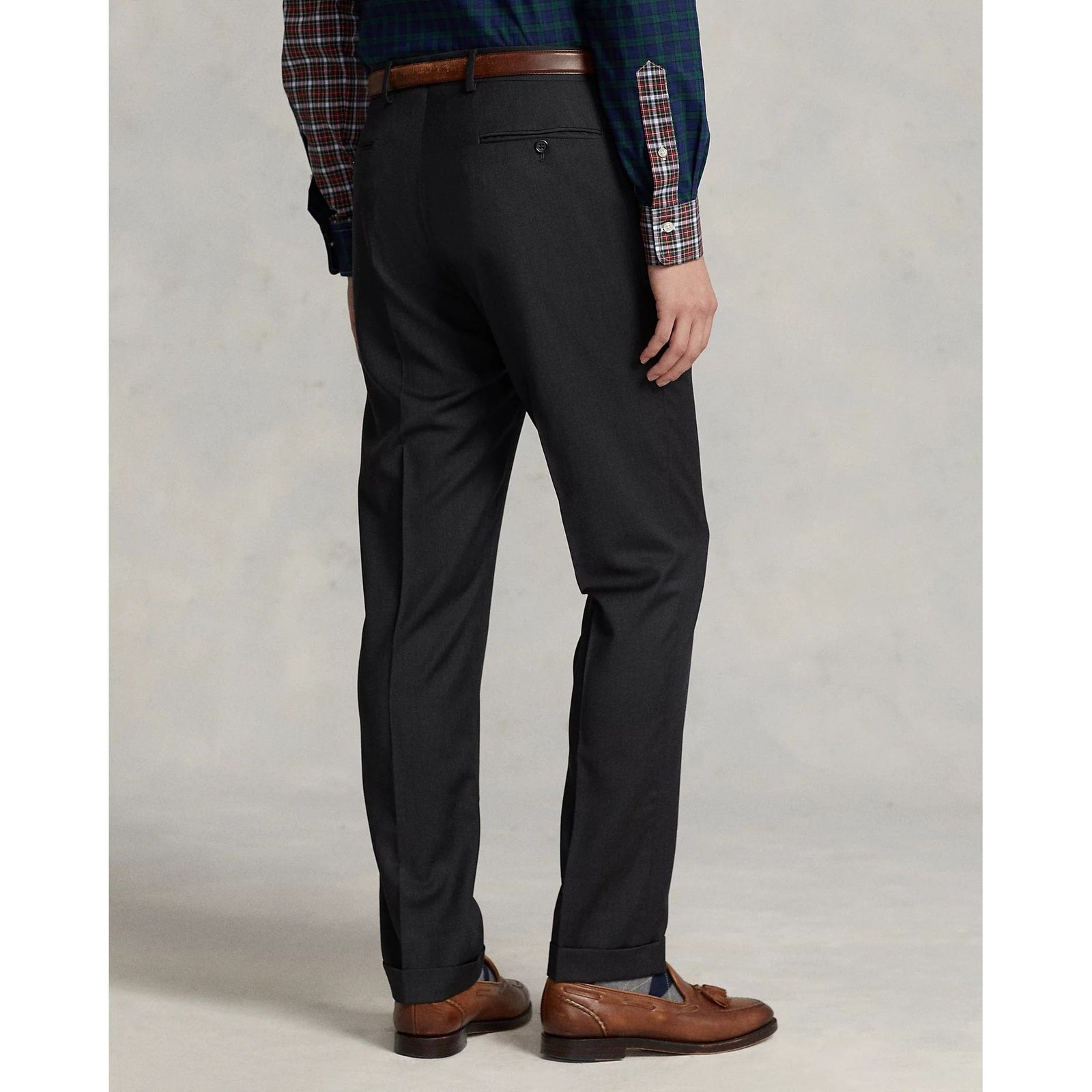 RALPH LAUREN Slim Fit Wool Twill Trouser