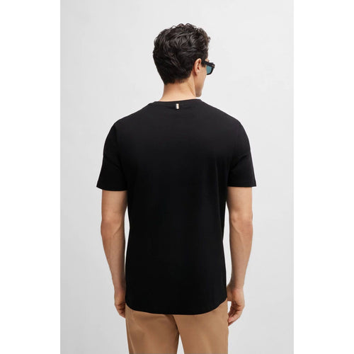 Load image into Gallery viewer, BOSS SLIM-FIT SHORT-SLEEVED T-SHIRT IN MERCERIZED COTTON
