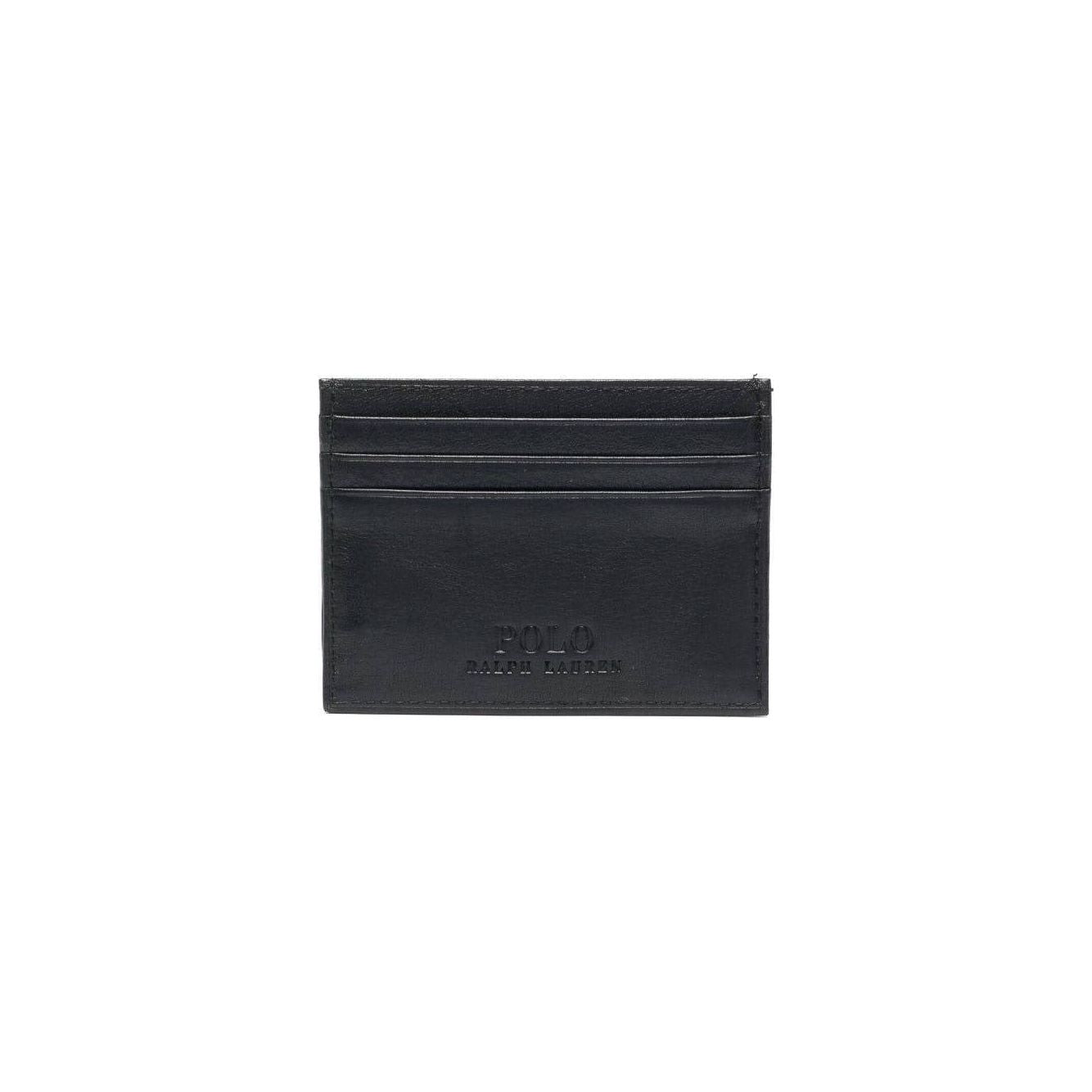 POLO RALPH LAUREN LEATHER PEBBLE CARD CASE - Yooto