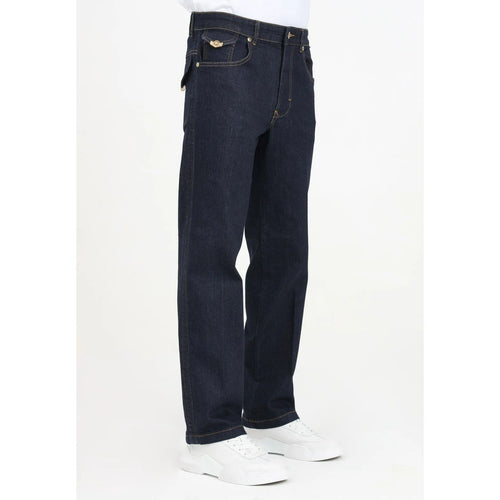 Load image into Gallery viewer, VERSACE JEANS COUTURE Men&#39;s Blue Denim Jeans with Western Style Toe Caps
