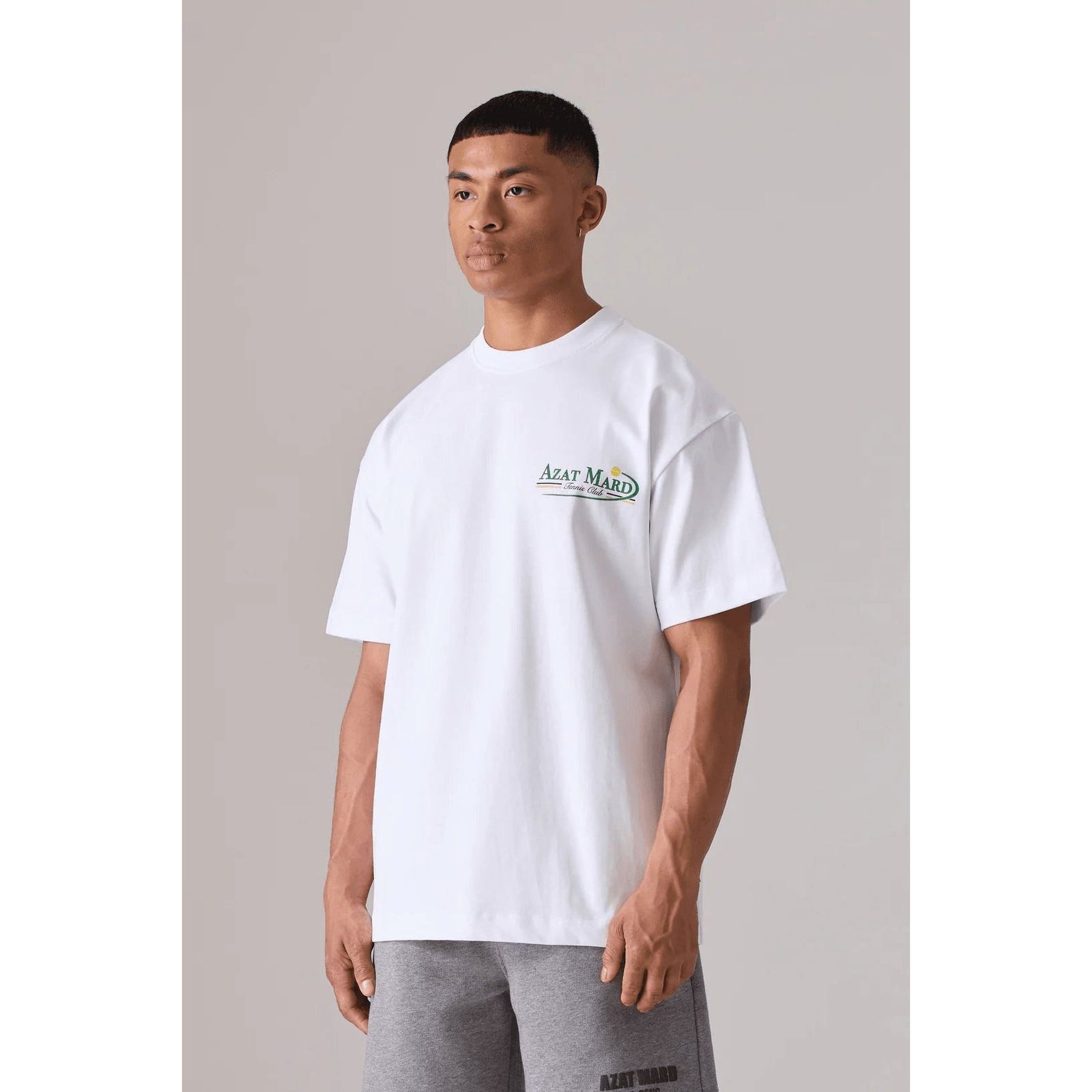 AZAT MARD WHITE TENNIS CLUB T-SHIRT