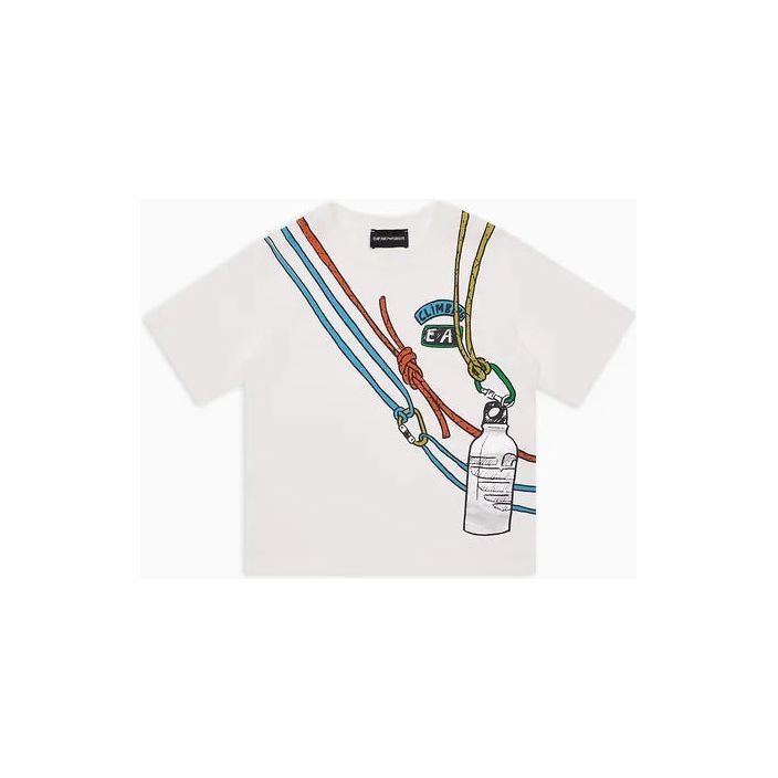 EMPORIO ARMANI KIDS GRAPHIC PRINT T-SHIRT - Yooto