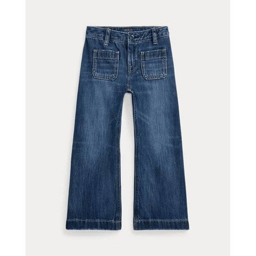 Load image into Gallery viewer, RALPH LAUREN Logo Wide-Leg Jean
