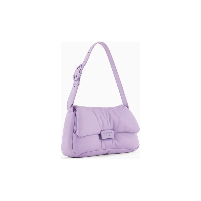 EMPORIO ARMANI BAGUETTE SHOULDER BAG IN PUFFY NAPPA LEATHER - Yooto