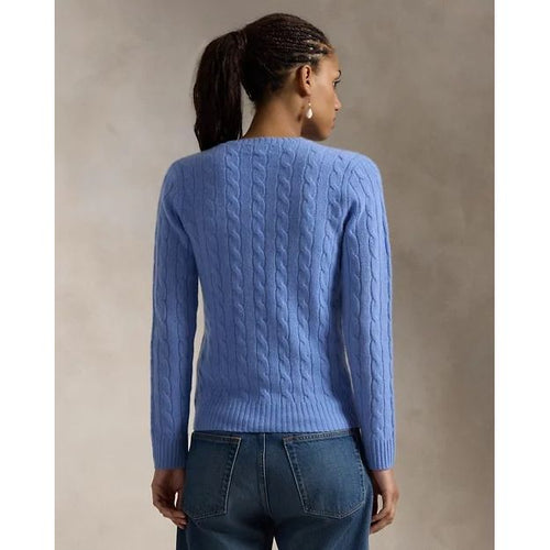 Load image into Gallery viewer, RALPH LAUREN Cable-Knit Wool-Cashmere Jumper
