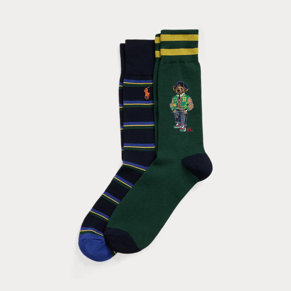 RALPH LAUREN Polo Bear Trouser Sock 2-Pack