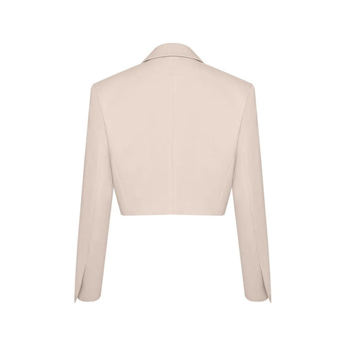 Load image into Gallery viewer, Antheia Wool Cropped Oversized Blazer in Blush
