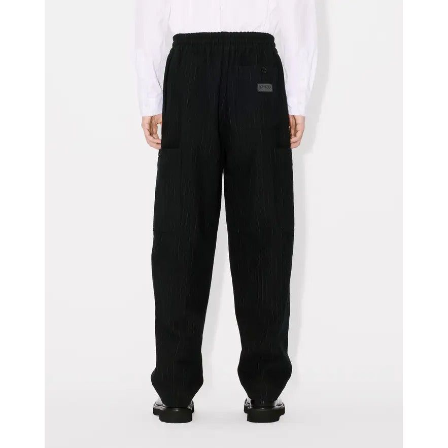 KENZO STRIPED CARGO JOGGING PANTS