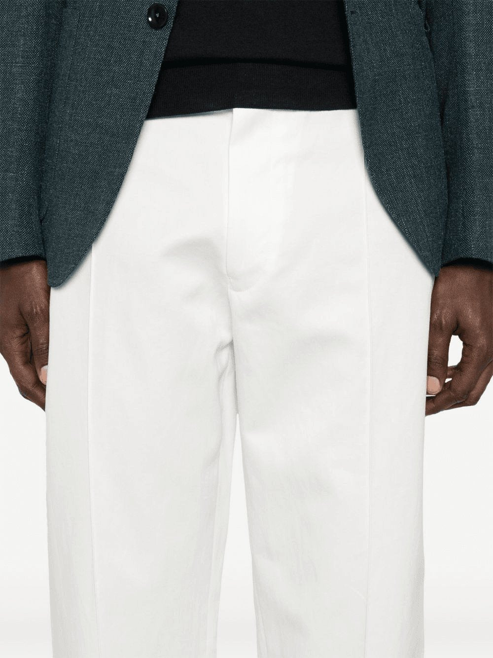 ZEGNA COTTON, LINEN AND SILK PANTS