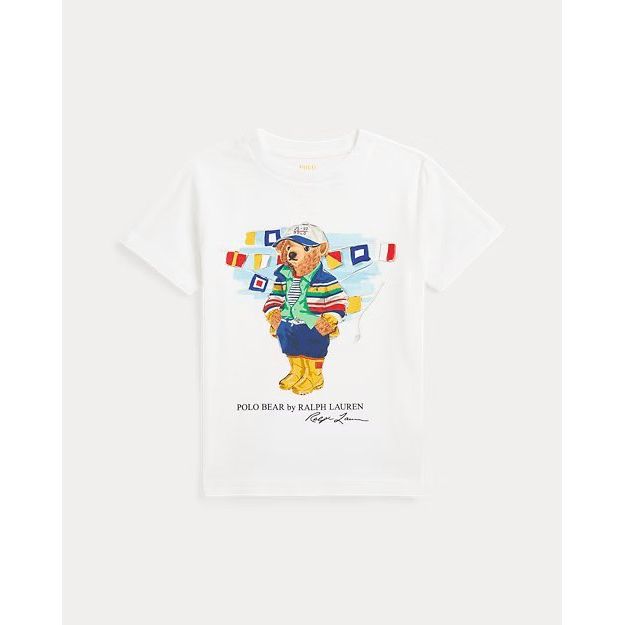 RALPH LAUREN Polo Bear Cotton Jersey T-Shirt